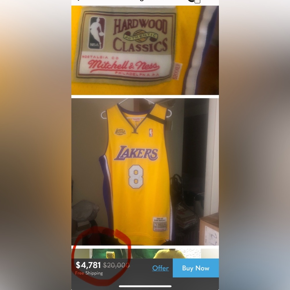 VINTAGE 💯 AUTHENTIC LA LAKERS JACKET (Kobe Era) - Picture 6 of 6